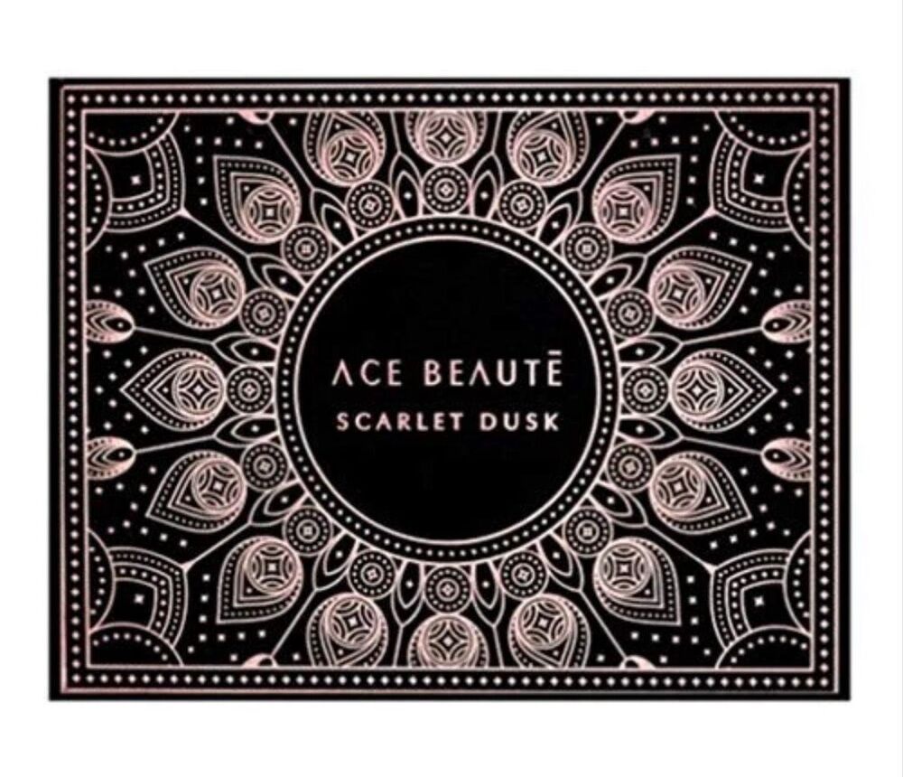 Ace Beaute Scarlet Dusk Eyeshadow Palette 12 Shades NEW